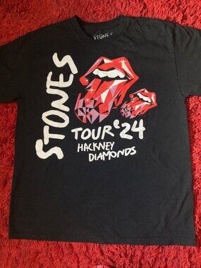 Rolling Stones Tour 2024 Hackney Diamonds T Shirt L